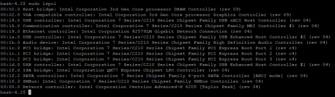 lspci